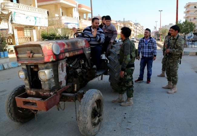 Milli Ordu polisleri Afrin'de göreve başladı